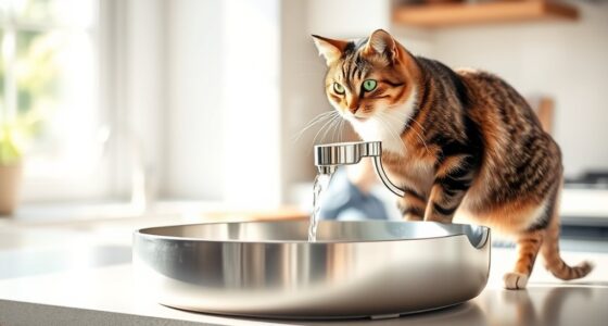 top stainless steel cat fountains