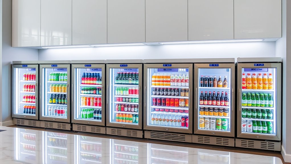 top under counter drink coolers