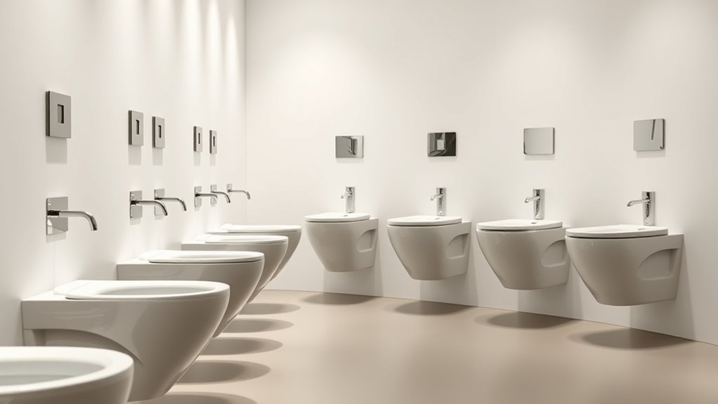 top wall hung toilet options