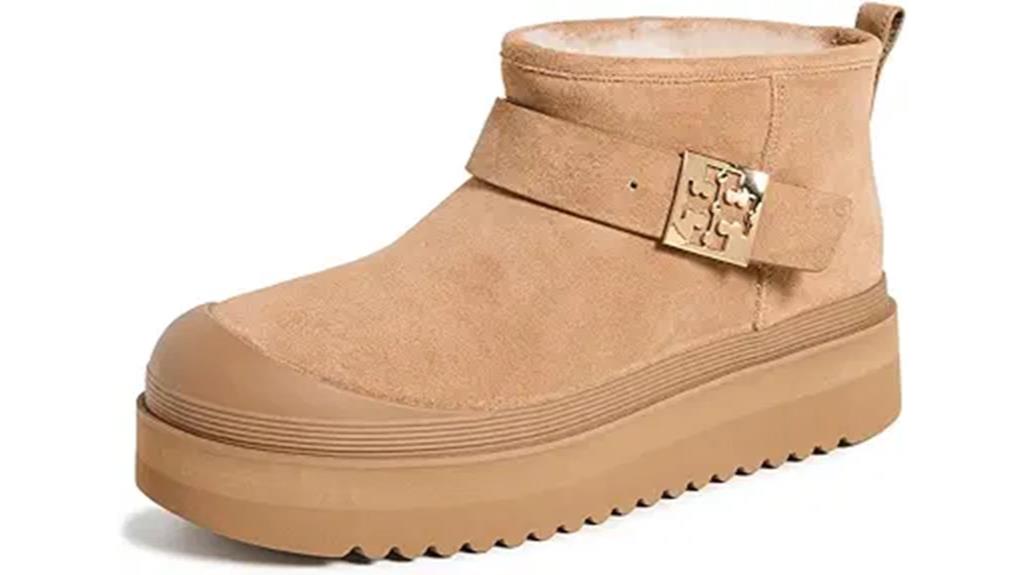 tory burch shearling platform