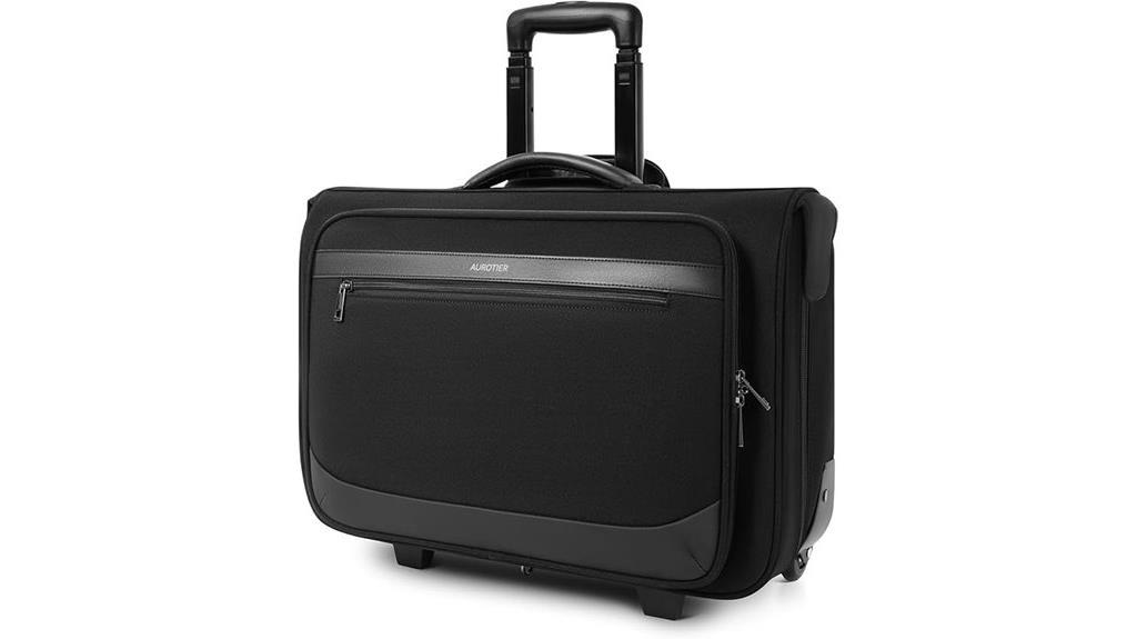 travel garment bag with wheels