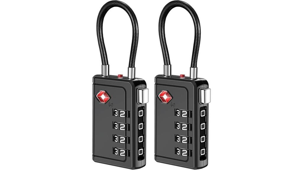travel locks 2 pack