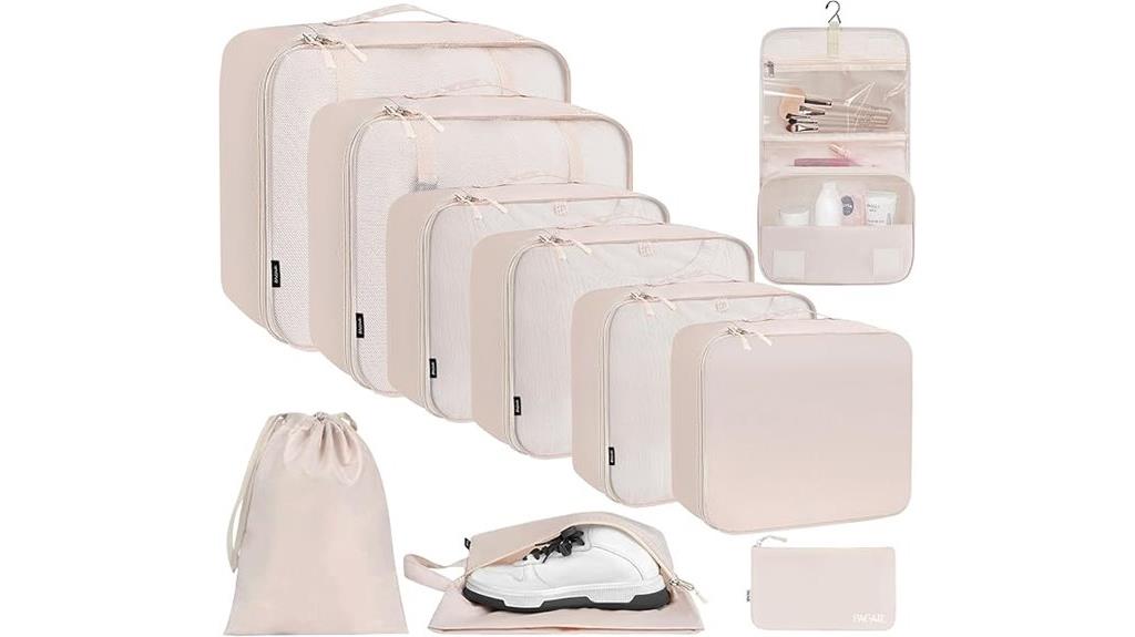 travel organizer packing cubes