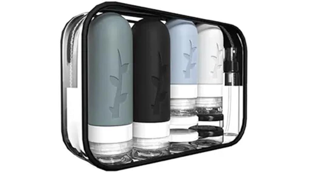 travel sized bottle set