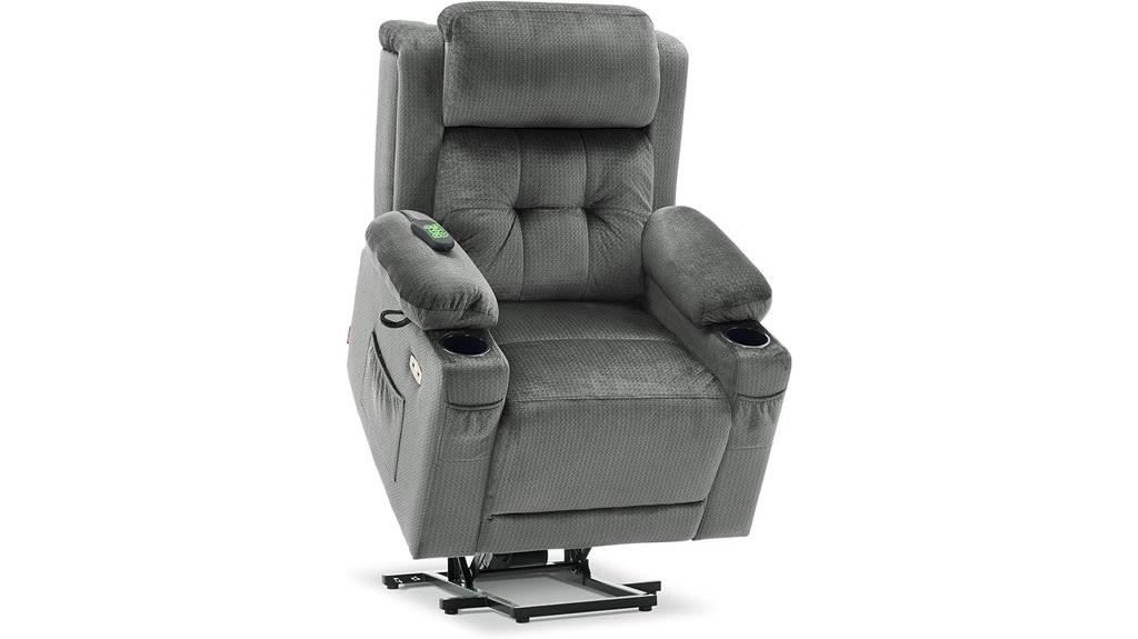 triple motor massage recliner