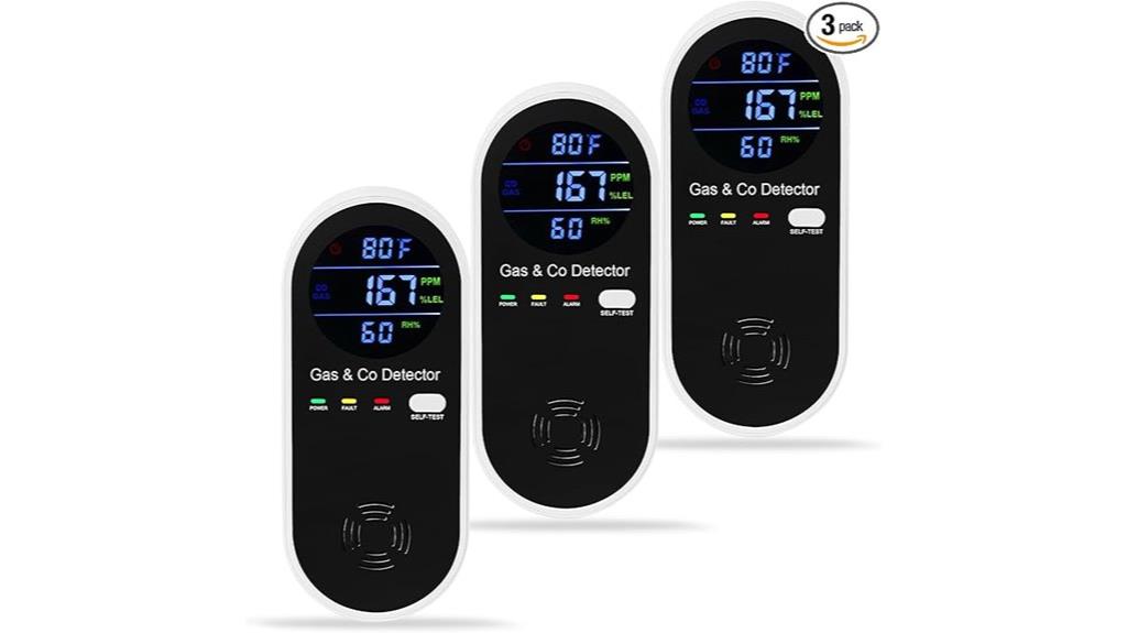 triple pack gas detectors