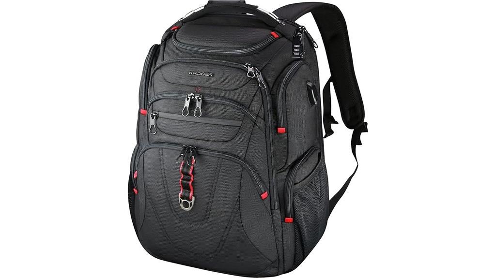 tsa friendly 17 3 inch backpack