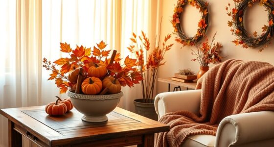 using seasonal decorative touches