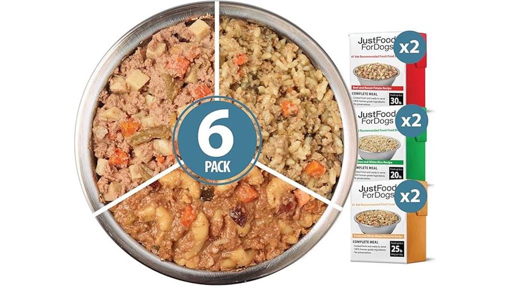 variety pack wet dog food