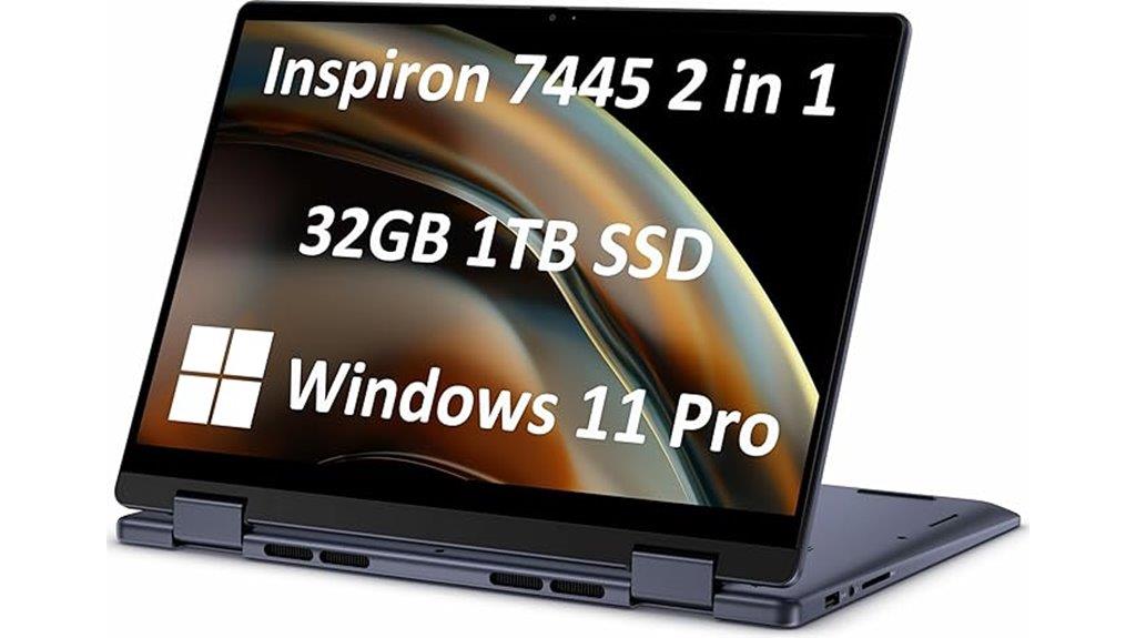 versatile touchscreen laptop with high performance
