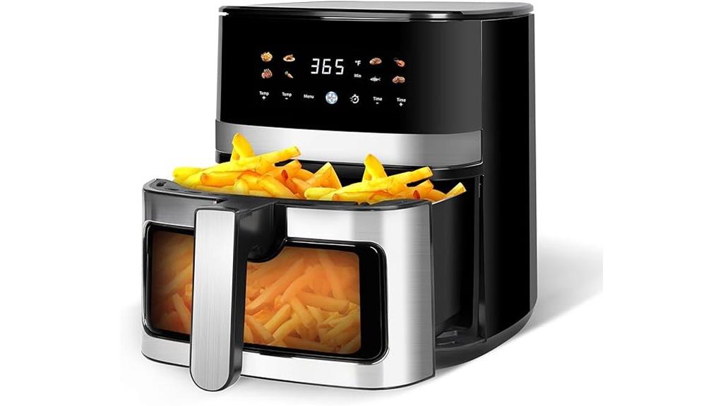 viewable digital air fryer