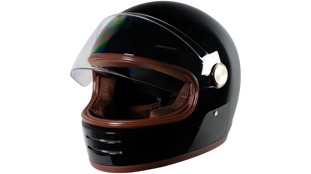 vintage dot motorcycle helmet