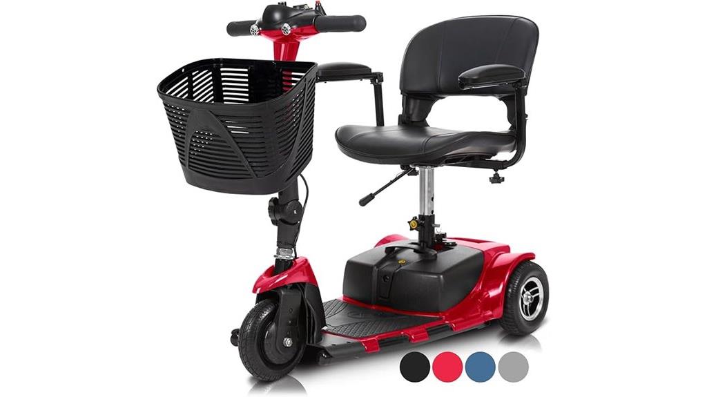 vive three wheel scooter package