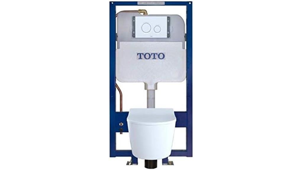 wall hung d shape toilet