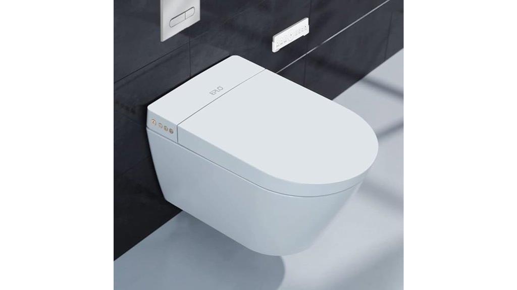 wall mounted smart toilet