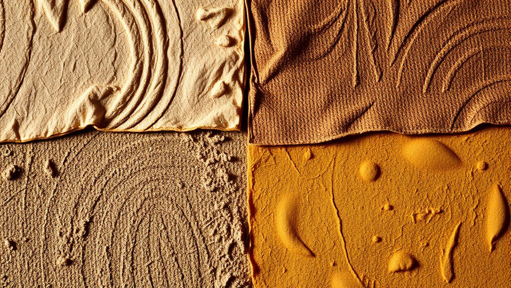 warm textured natural fibers