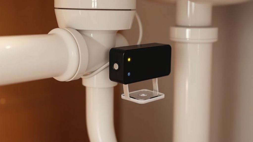 water leak and temperature sensors