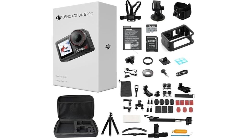 waterproof action camera kit