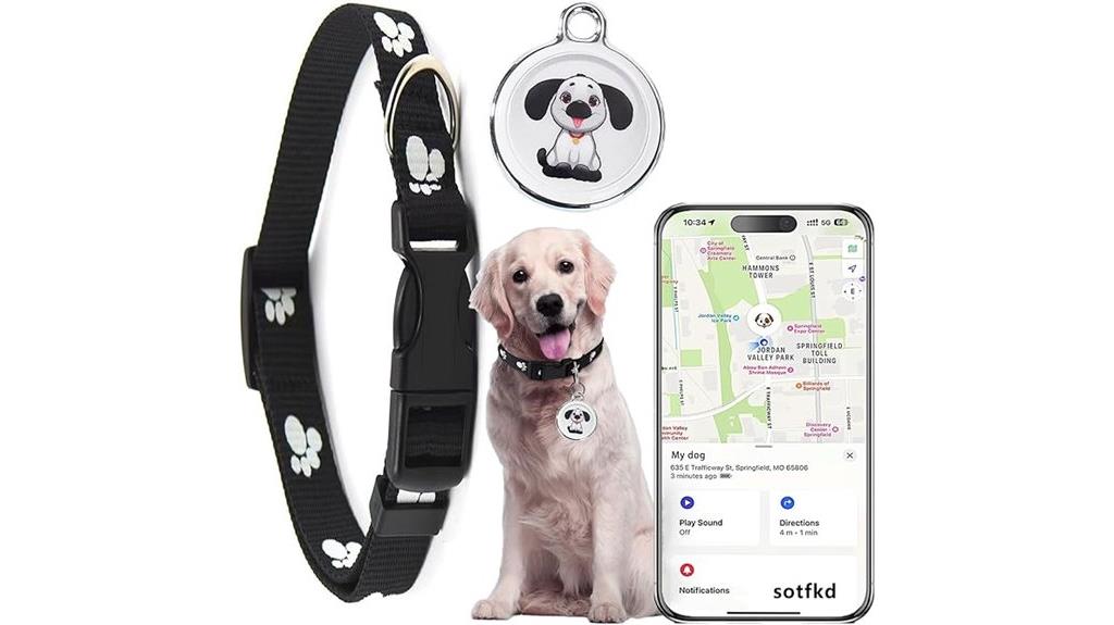 waterproof gps collar no fees