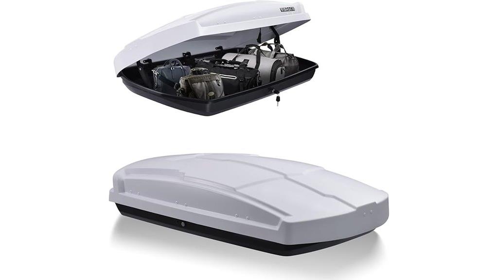 weatherproof lockable cargo carrier