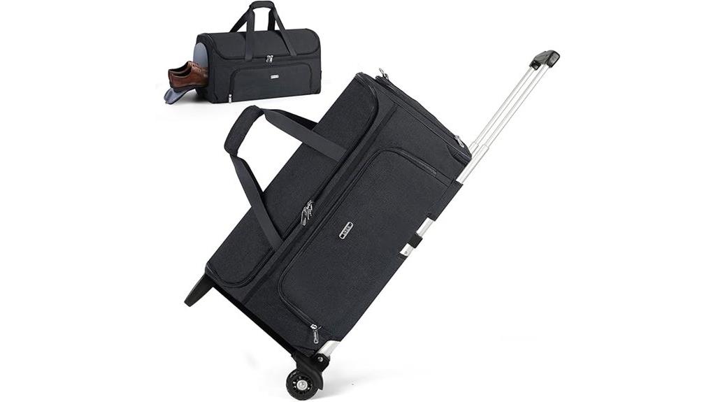 wheeled convertible travel duffle