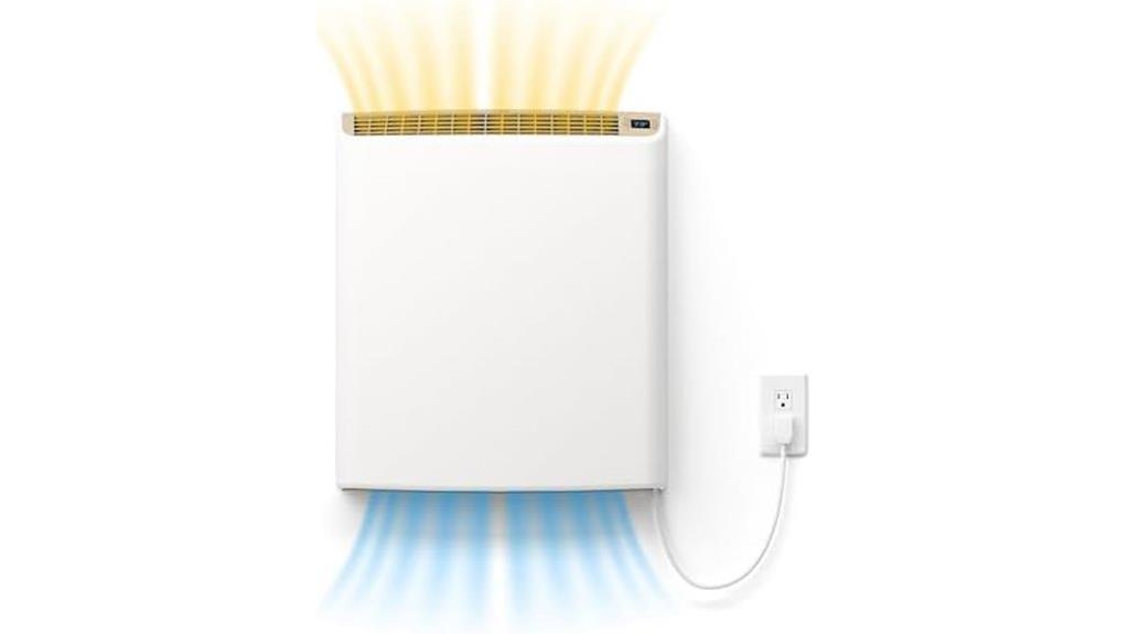 wi fi controlled electric wall heater