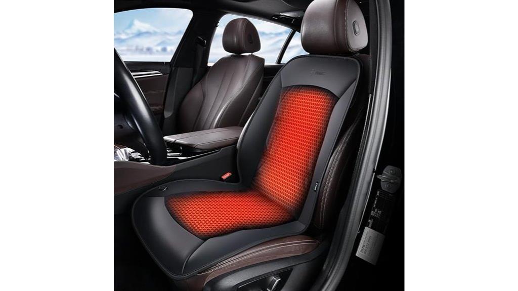 winter furry car seat cover