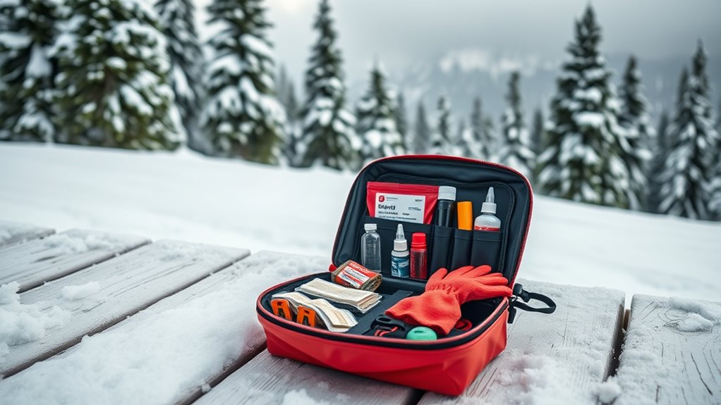 winter travel first aid kit