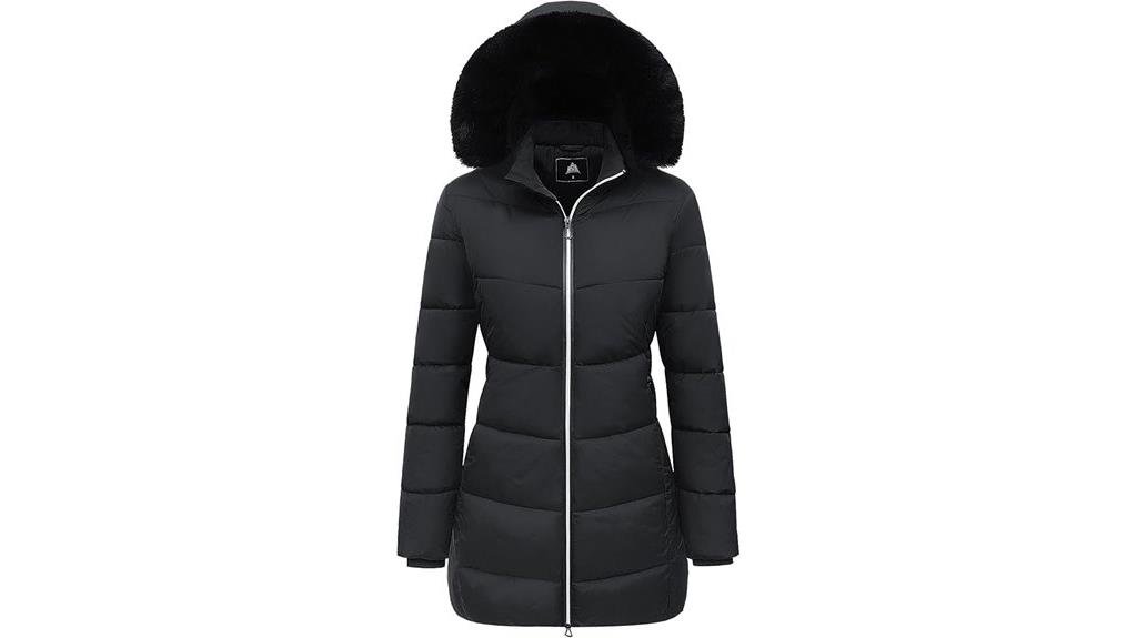 winter waterproof hooded coat