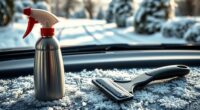 winter windshield de icer tools