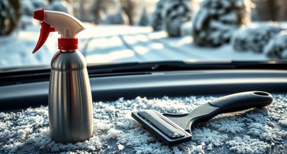 winter windshield de icer tools