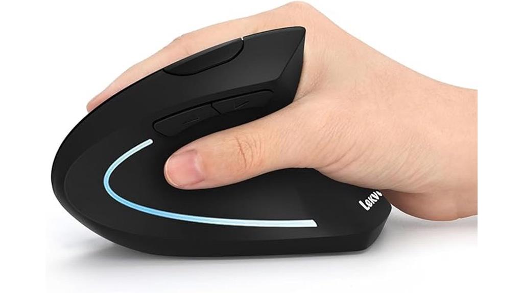 wireless adjustable ergonomic mouse