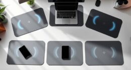 wireless charging desk mats