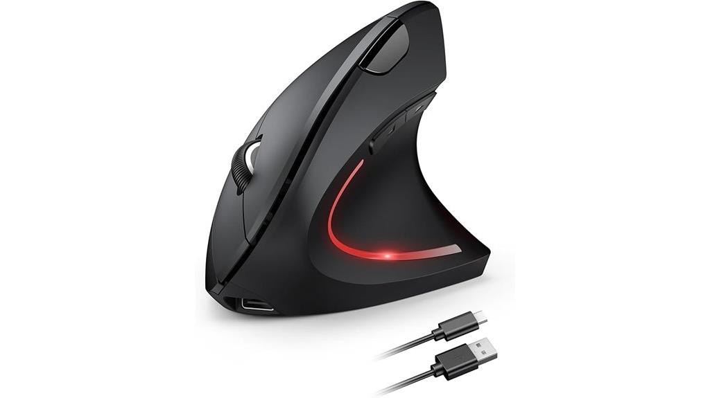 wireless ergonomic mouse