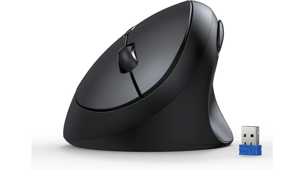 wireless ergonomic vertical mouse