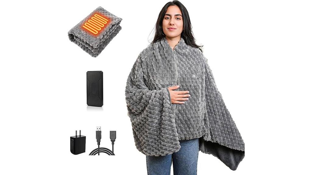 wireless portable heating blanket