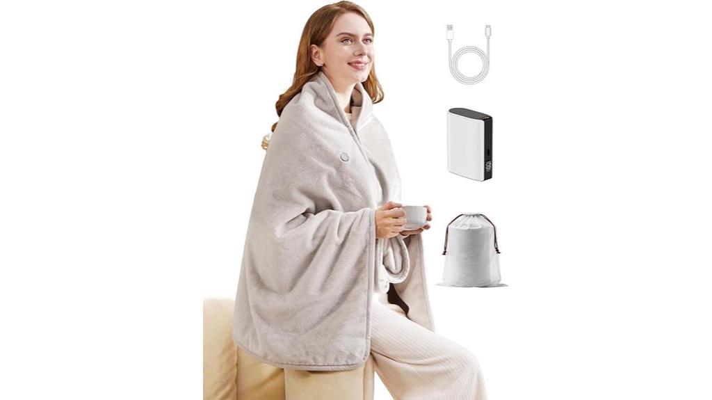 wireless rechargeable heated blanket