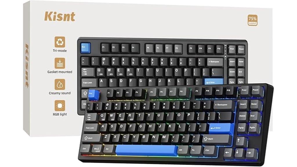 wireless rgb hot swappable keyboard