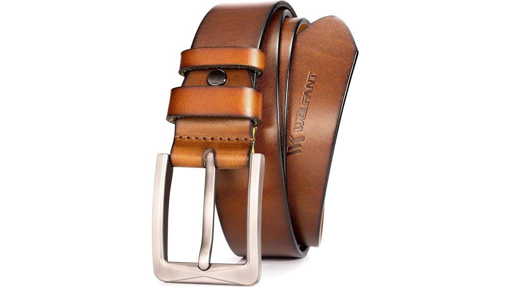 wolfant leather belt