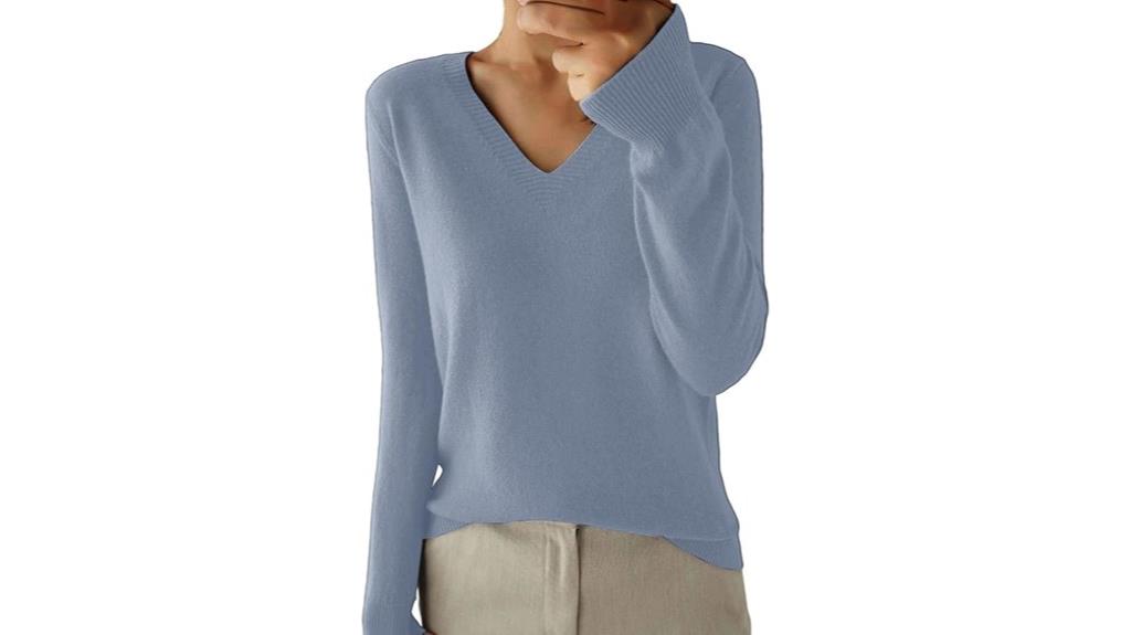 women s cashmere v neck sweaters