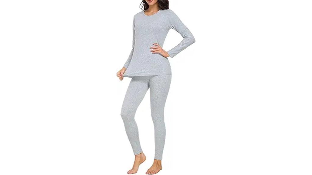 women s cotton thermal set