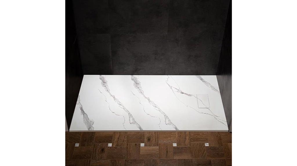 woodbridge large reversible shower base