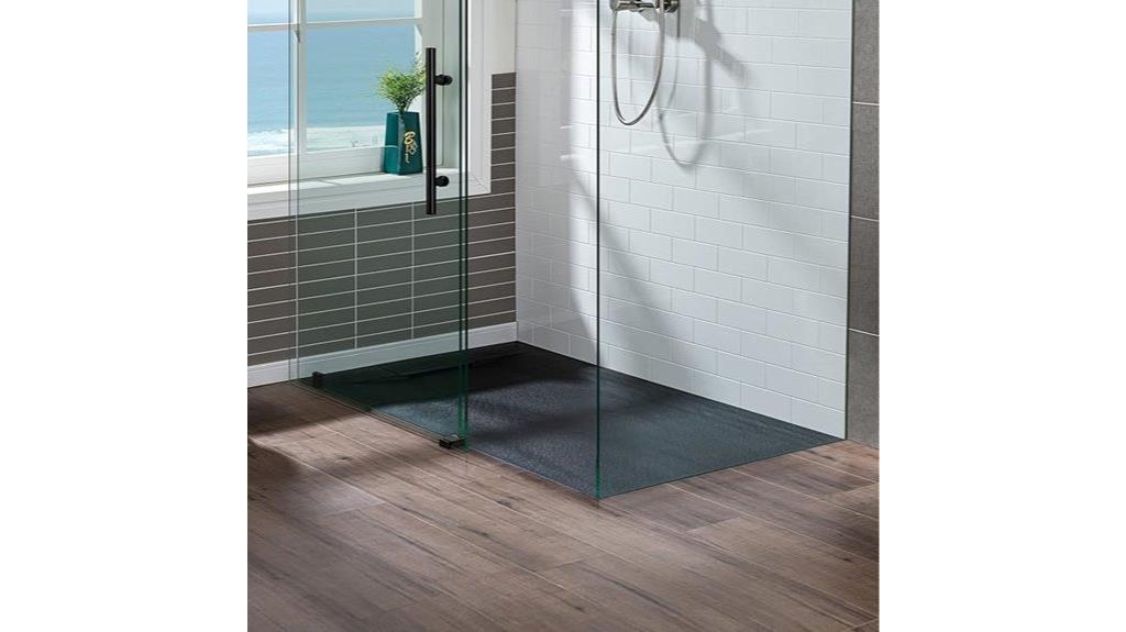 woodbridge shower base drain