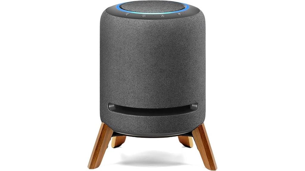 wooden black walnut stand