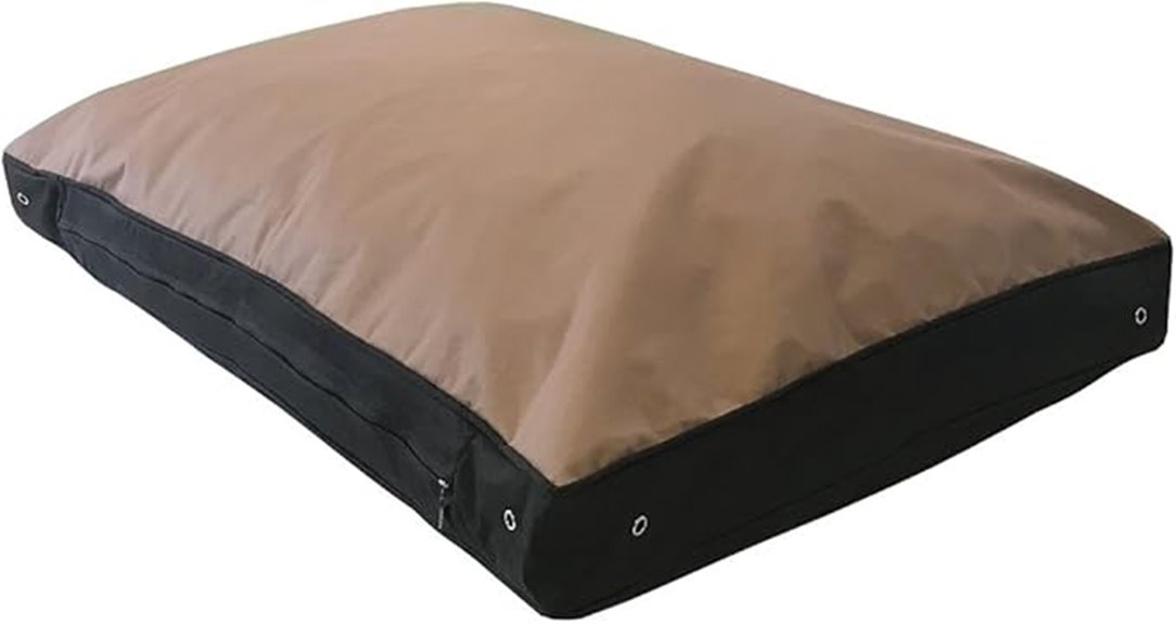 xl brown memory foam