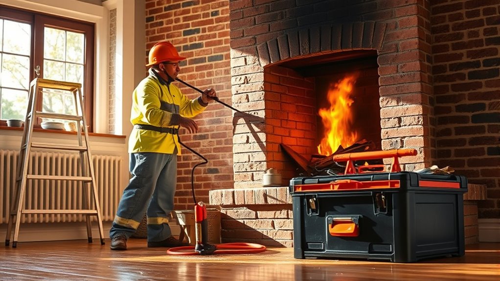 yearly chimney maintenance service