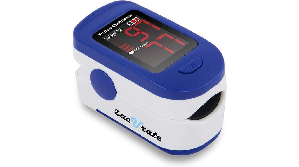 zacurate 500bl fingertip oximeter