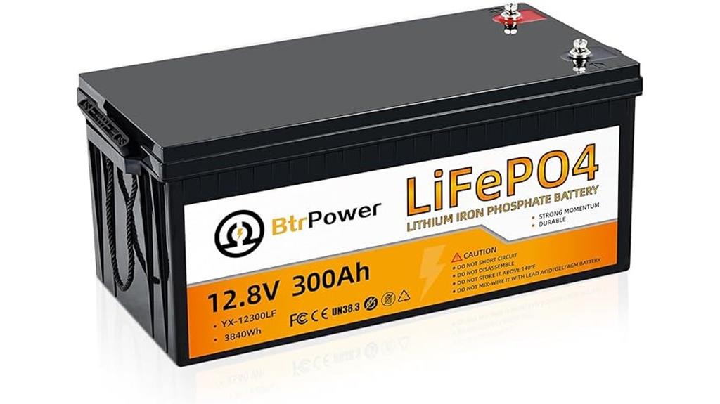 12 volt 300ah lithium battery