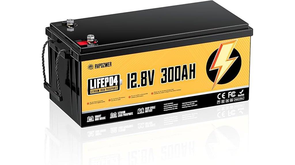 12v 300ah lifepo4 battery