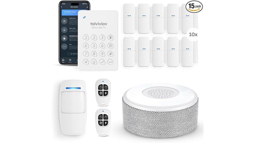 15 piece home alarm system